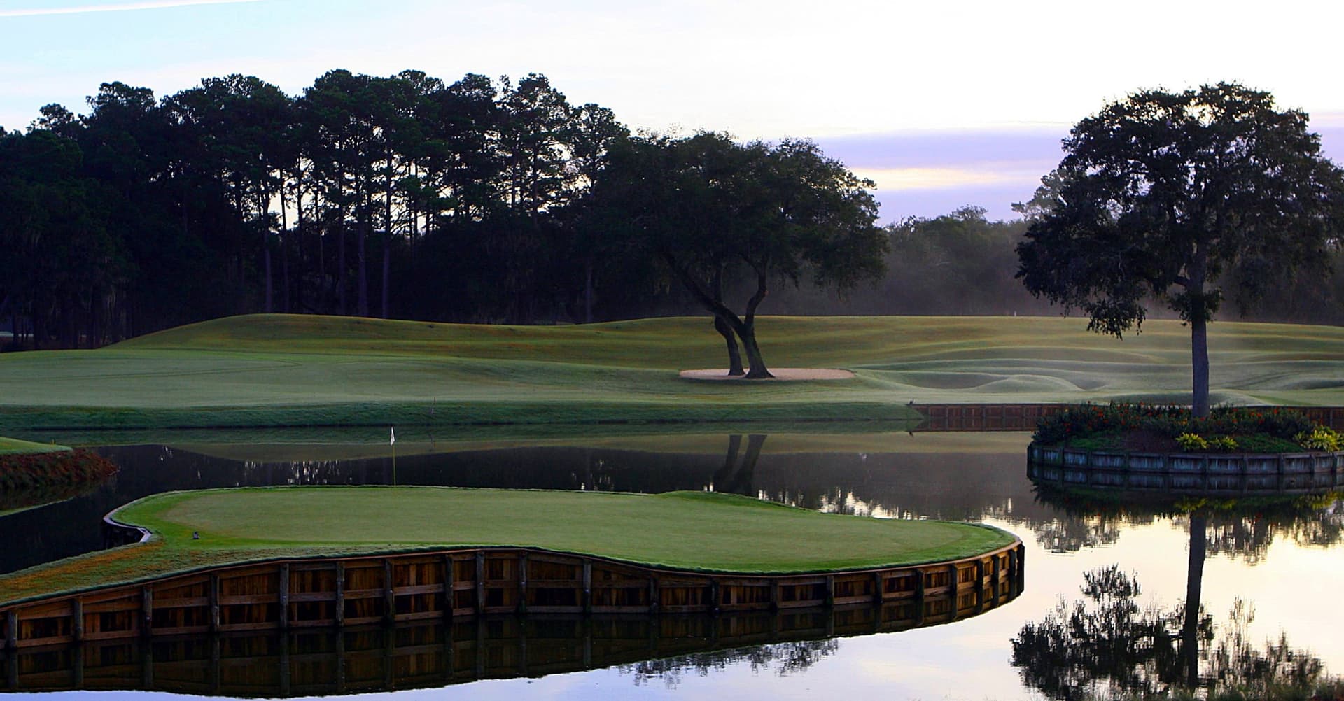 THE PLAYERS Stadium Course 17th island green at TPC Sawgrass
